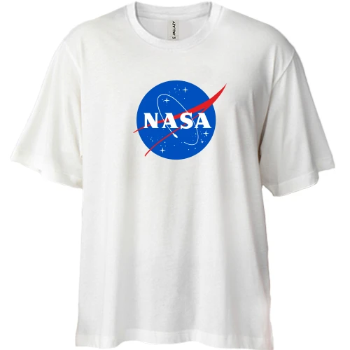 Футболка двонитка Oversize NASA