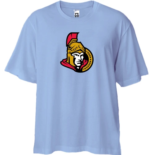 Футболка двунитка Oversize Ottawa Senators