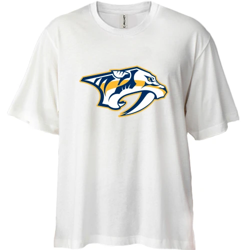 Футболка двонитка Oversize Nashville Predators