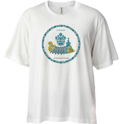 Футболка двунитка Oversize Николаев (UCU)