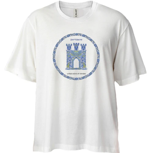 Футболка двонитка Oversize Житомир (UCU)