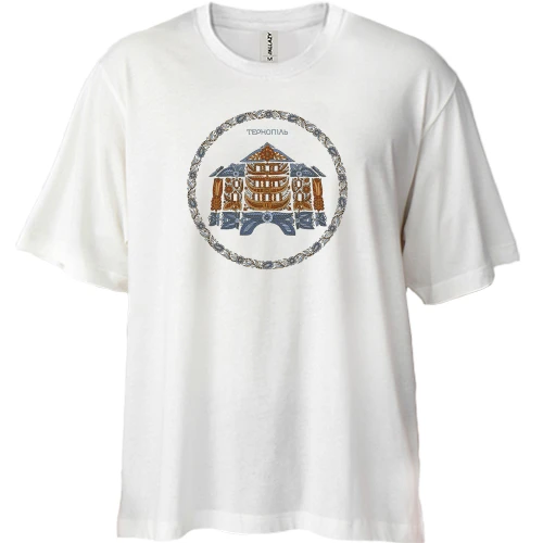 Футболка двонитка Oversize Тернопіль (UCU)