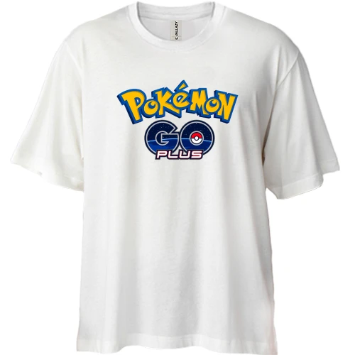 Футболка двунитка Oversize Pokemon GO