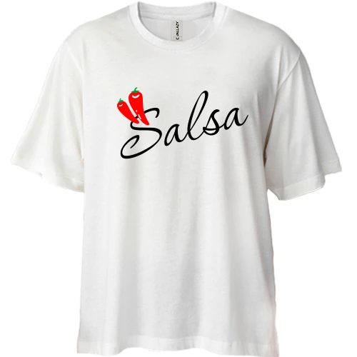 Футболка двунитка Oversize Salsa