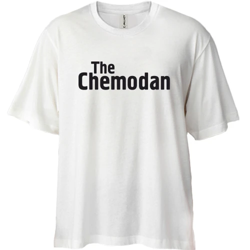 Футболка двонитка Oversize, Білий, Chemodan