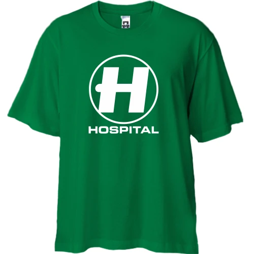 Футболка двунитка Oversize Hospital Records