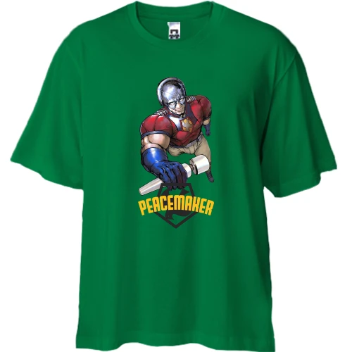 Футболка двунитка Oversize "peacemaker"