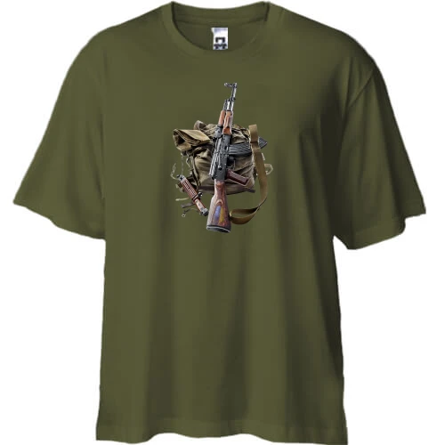 Футболка двонитка Oversize "АКМ"
