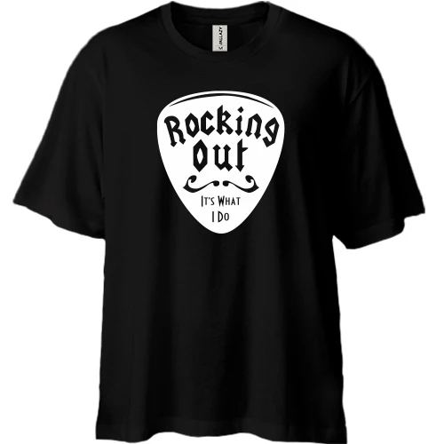 Футболка двунитка Oversize Rocking Out