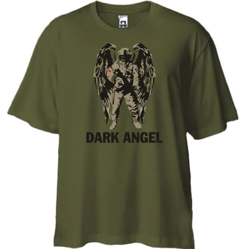 Футболка двонитка Oversize "Медик Dark Angel"