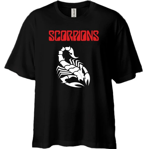 Футболка двонитка Oversize Scorpions (Gold)