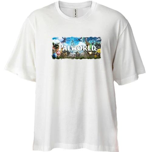 Футболка двунитка Oversize Palworld (2)