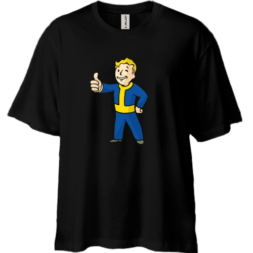 Футболка двунитка Oversize fallout boy