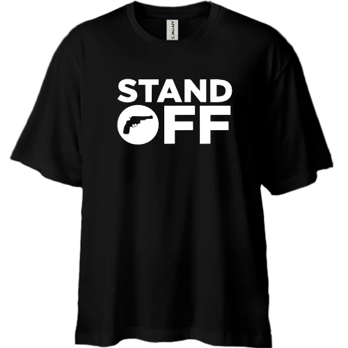 Футболка двунитка Oversize, Черный, StandOFF (2)