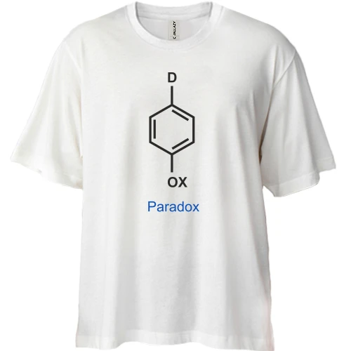 Футболка двунитка Oversize, Белый, Леонарда Paradox
