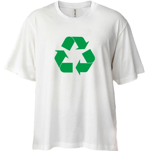 Футболка двунитка Oversize Recycle