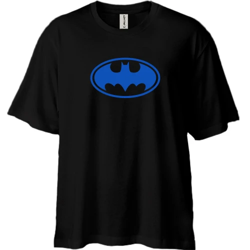 Футболка двунитка Oversize, Черный, Шелдона Batman