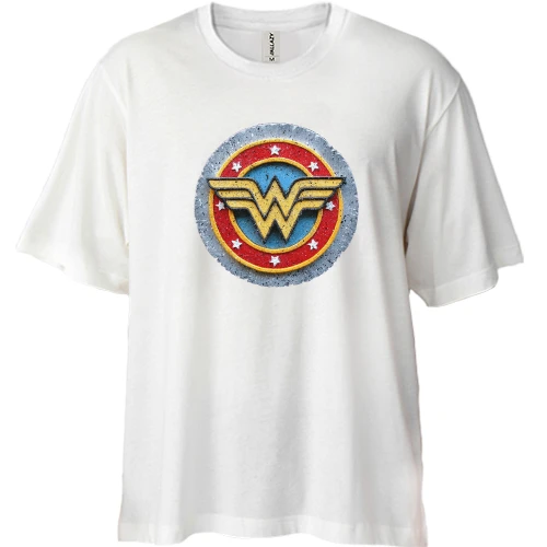 Футболка двунитка Oversize Чудо-женщина (Wonder Woman)