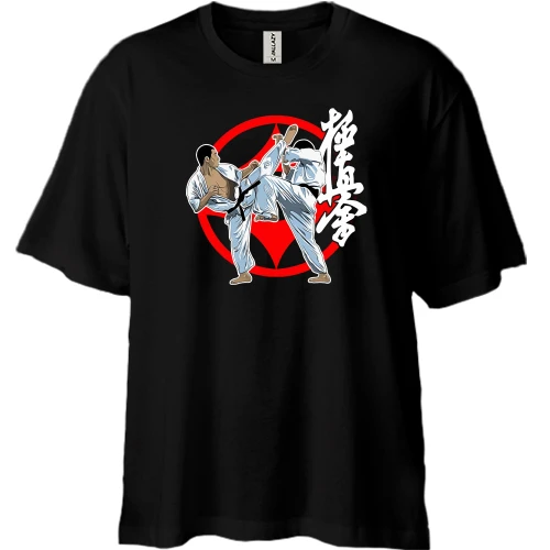 Футболка двунитка Oversize Karate Кёкусинкай