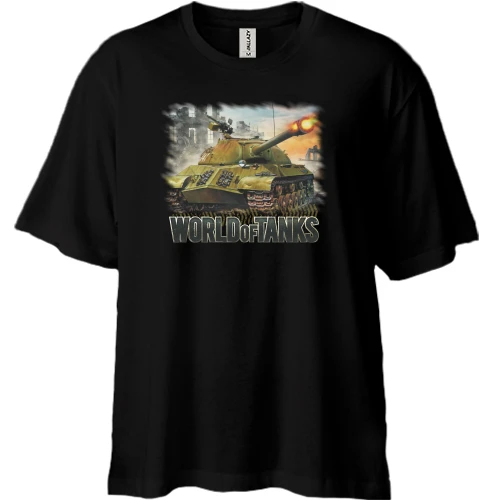 Футболка двонитка Oversize WOT (World of Tanks)