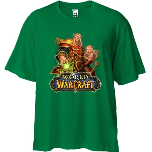 Футболка двунитка Oversize World of Warcraft (2)