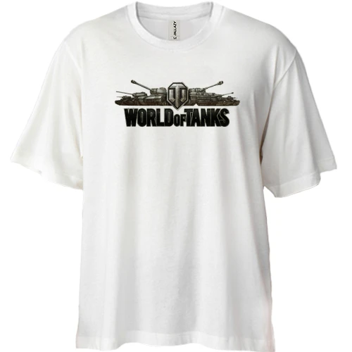 Футболка двонитка Oversize World of Tanks