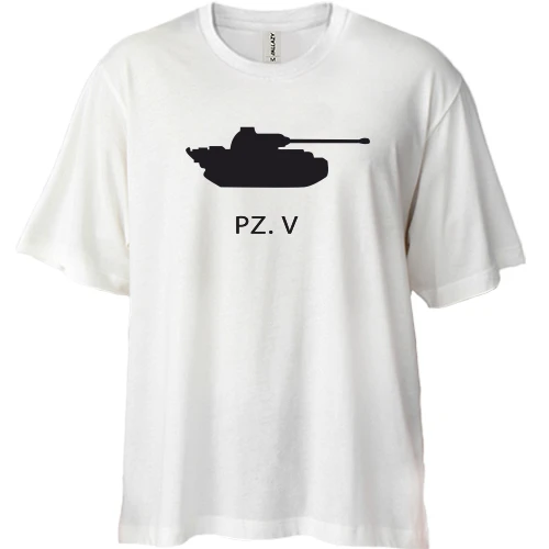 Футболка двунитка Oversize PZ V 2