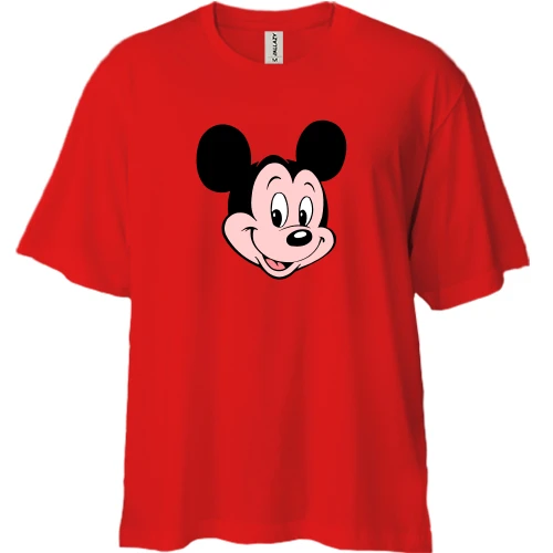 Футболка двунитка Oversize Mickey 4