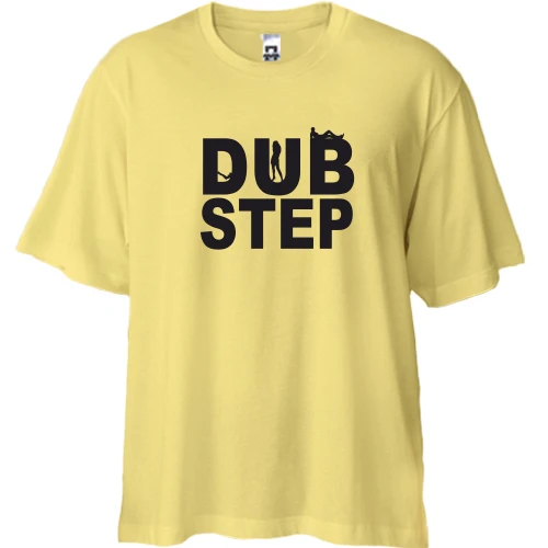 Футболка двунитка Oversize, Желтый, DUB Step 3