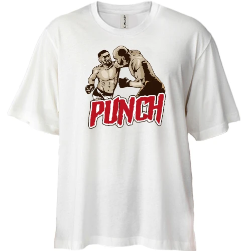 Футболка двунитка Oversize MMA Punch