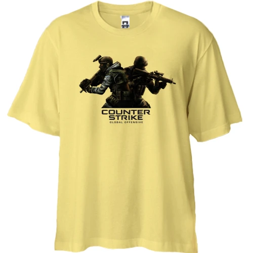 Футболка двунитка Oversize Counter-Strike: Global Offensive (2)
