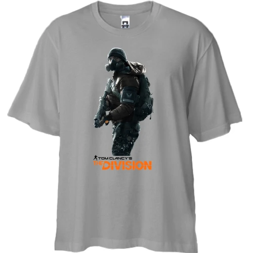 Футболка двунитка Oversize, Серый, Tom Clancy's The Division (2)