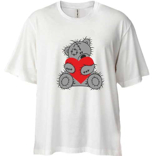 Футболка двонитка Oversize Teddy