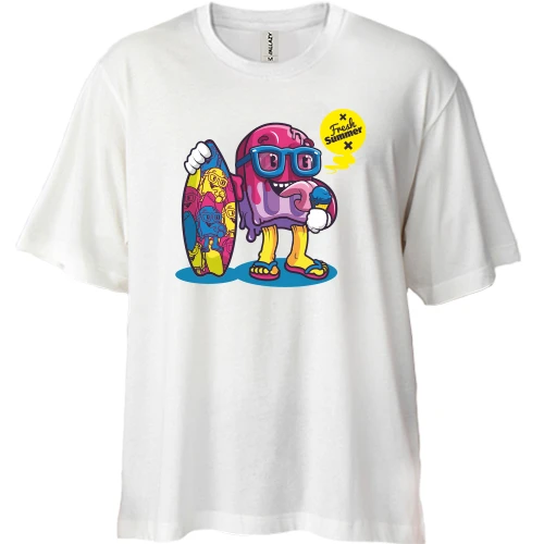 Футболка двунитка Oversize Fresh summer