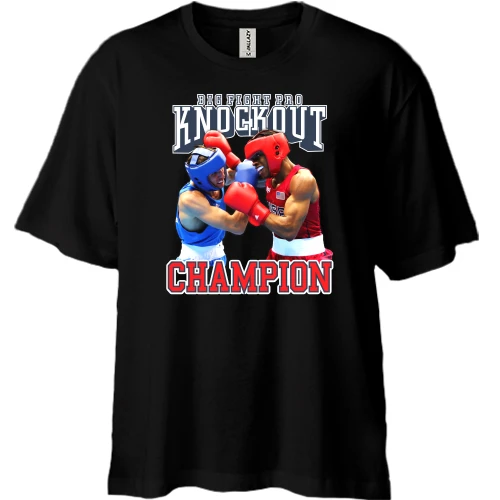Футболка двонитка Oversize Big Fight Pro Knockout