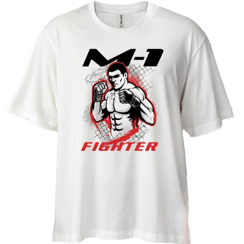 Футболка двунитка Oversize M-1 Fighter