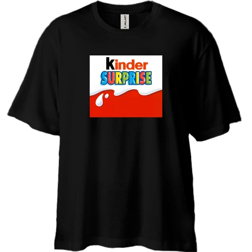 Футболка двунитка Oversize Kinder Surprise (2)