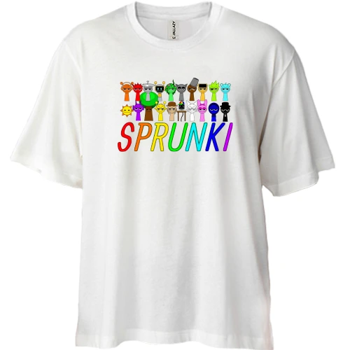 Футболка двунитка Oversize Sprunki