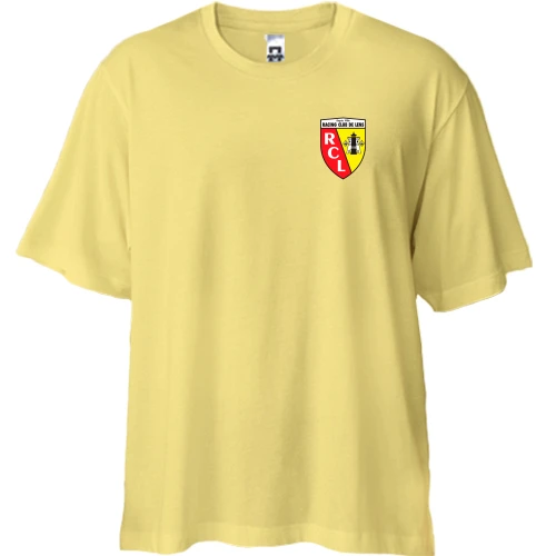 Футболка двонитка Oversize, Жовтий, ФК Ланс