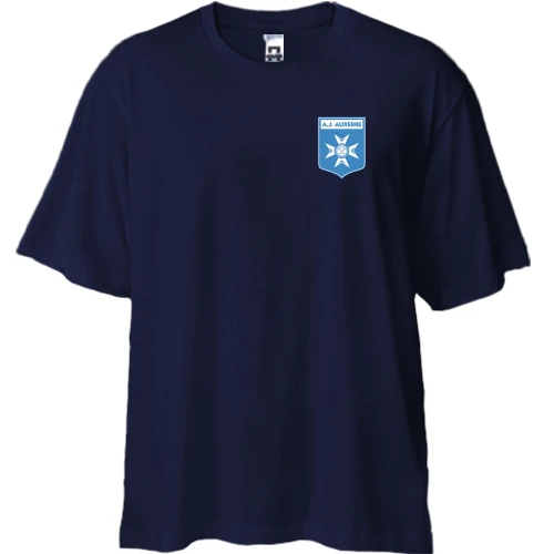 Футболка двонитка Oversize, Синій, ФК Осер