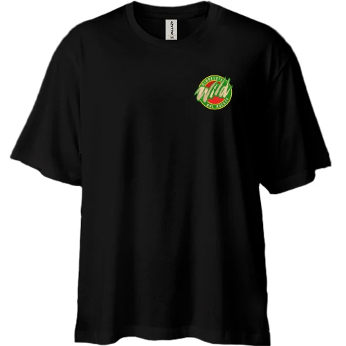 Футболка двунитка Oversize, Черный, Minnesota Wild alternative