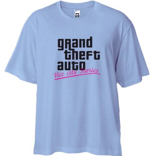 Футболка двунитка Oversize GTA Vice City Stories 2