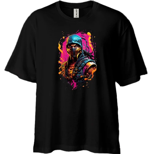Футболка двонитка Oversize зі Scorpion