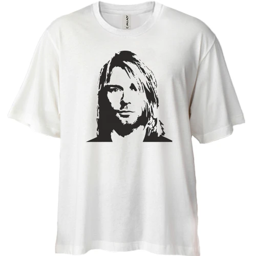 Футболка двонитка Oversize Nirvana (Kurt Cobain) 2