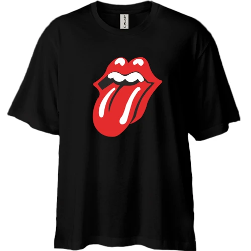 Футболка двонитка Oversize Rolling Stones