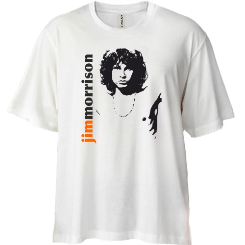 Футболка двунитка Oversize The Doors (Jim Morrison)