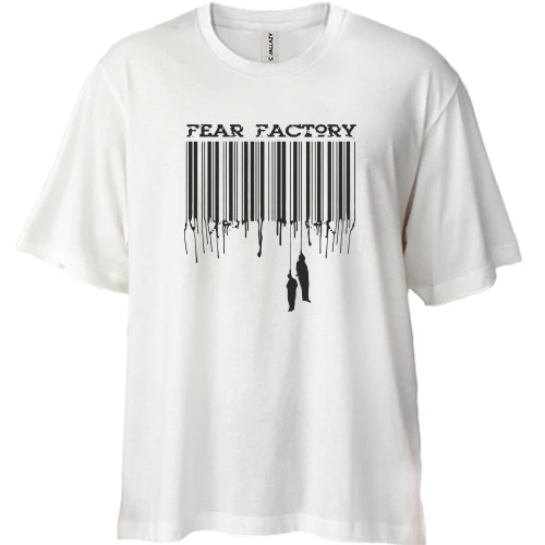 Футболка двонитка Oversize Fear Factory