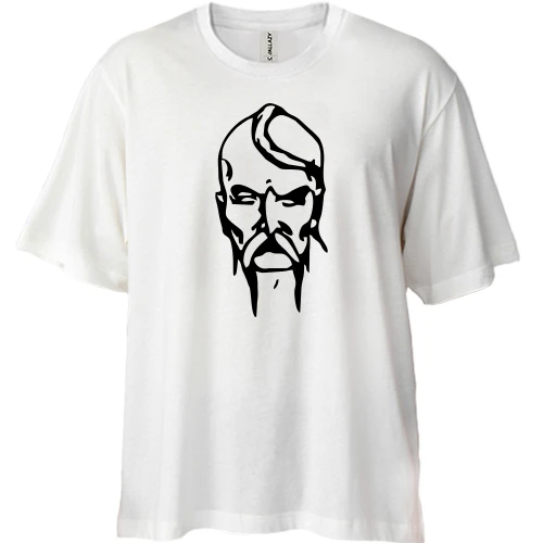 Футболка двунитка Oversize Козак