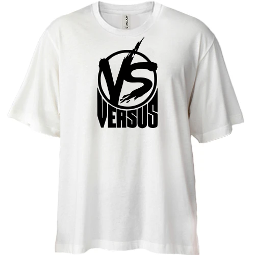 Футболка двунитка Oversize "Versus Battle"
