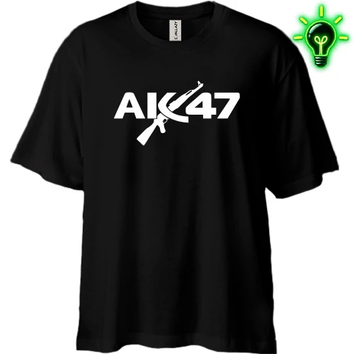Футболка двунитка Oversize АК47